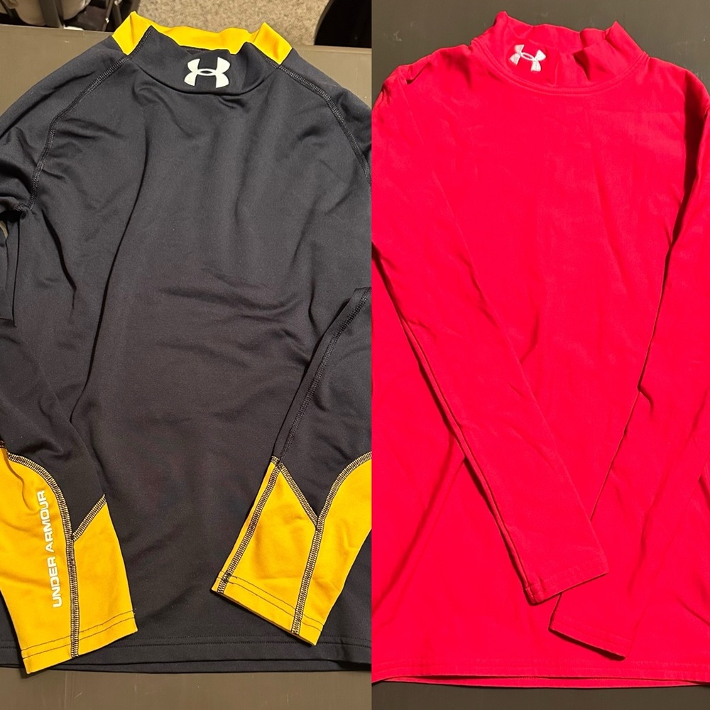EUC- 2 Boys Youth Large Under Armour Cold Gear